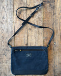 Black Waxed Canvas & Leather 