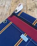 Project Bag Organizer - Navy Repp Stripe
