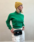 Hip Pack in Upcycled Vintage Rubberized Canvas