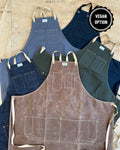 Workshop Apron w/ Crossback Ties - SALE