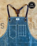 Y-Strap Workshop Apron w/ Lower Pocket Flap