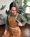 Apron bib kangaroo pocket. 