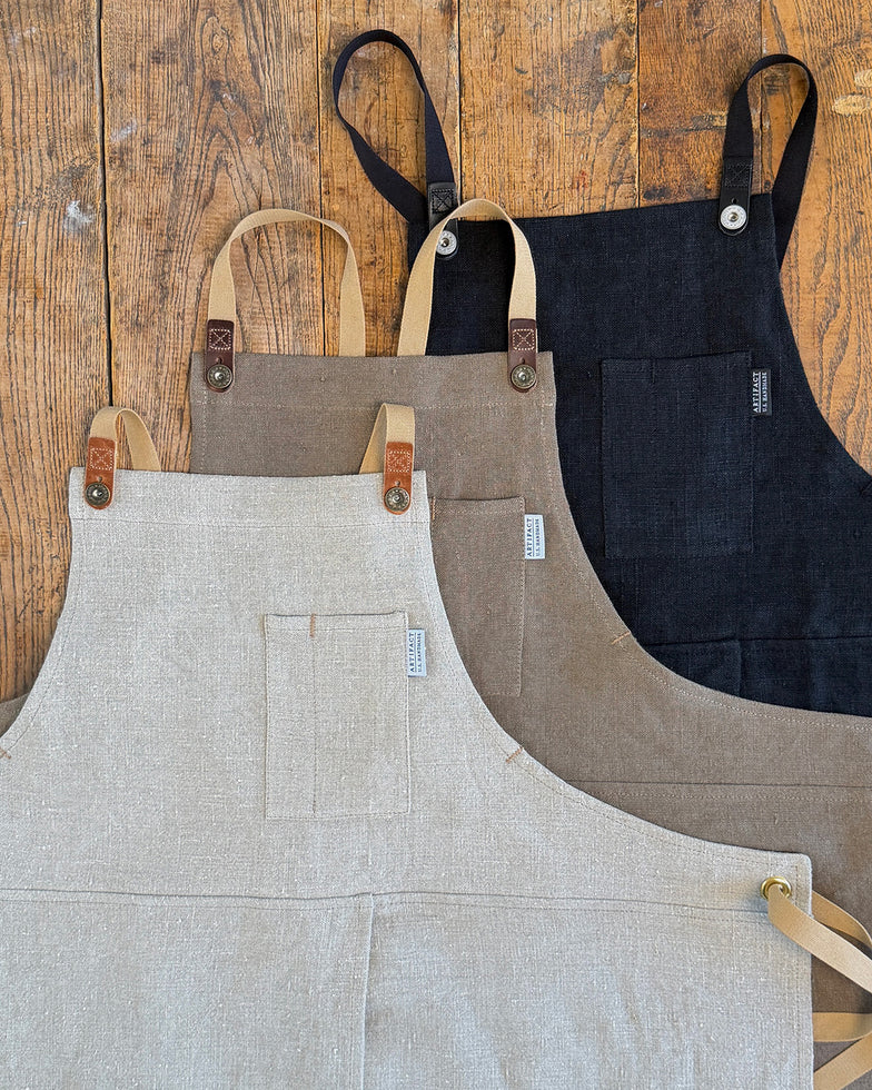 Ceramicist Pottery Split-Leg Apron — Libeco Belgian Linen