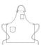 Grilling Apron w/ Removable Leather Strap