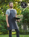 Chef & Cooking Apron w/ Removable Leather Strap - SALE