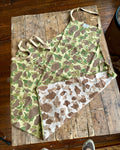 Camouflage Apron w/ Cotton Strap