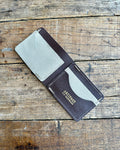 Bifold Wallet in Upcycled Antique Awning Canvas - SALE