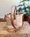 Crossbody Shoulder Bag: Safari Tan - Made to Order