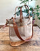 Crossbody Shoulder Bag: Safari Tan - Made to Order