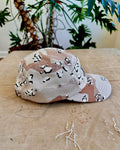 5 Panel Camper Hat in "Chocolate Chip" Desert Camo