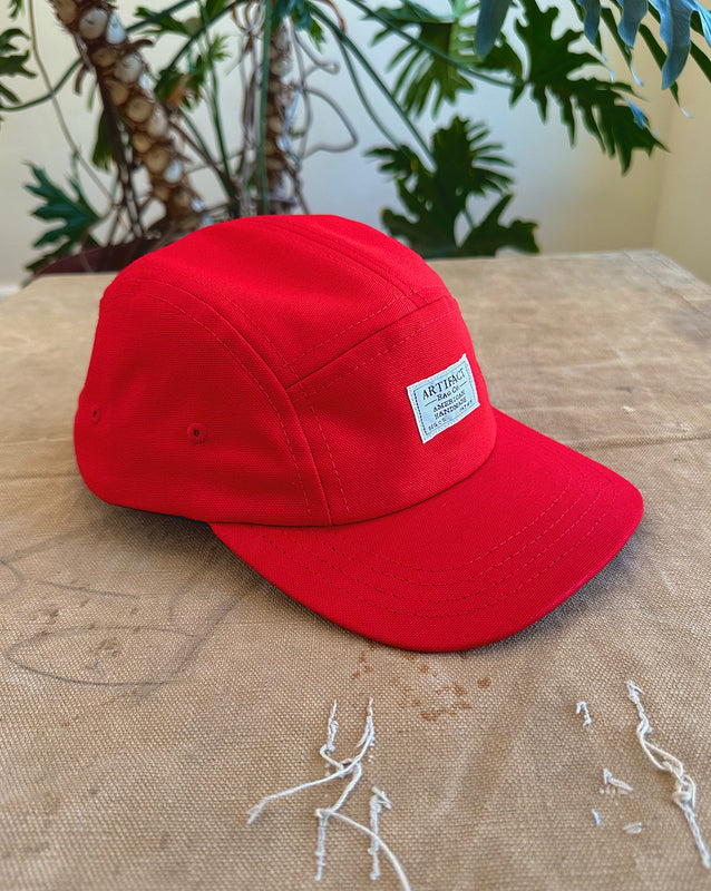 Organic Canvas 5 Panel Camper Hat ARTIFACT Made in USA