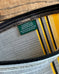Zip Pouch in Upcycled Vintage Material