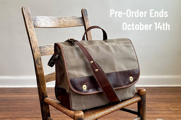 Field Bag - Waxed Twill & Leather