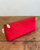 Zip Pouch in Red Duck