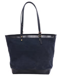 ARTIFACT black Wax Canvas Zipper Tote - front