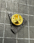Lapel Pin in Brass & Enamel - SALE
