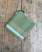 Squeeze Pouch in Up-Cycled Awning - Pistachio