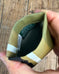 Squeeze Pouch in Up-Cycled Awning - Pistachio