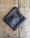 Squeeze Pouch in Leather