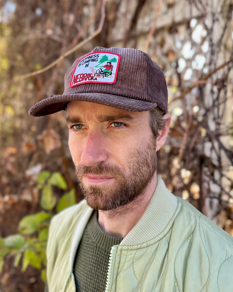 ARTIFACT Hat w/ Original Vintage Nebraska Camping Patch