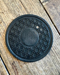 Leather Coaster Set Cane Pattern - SALE