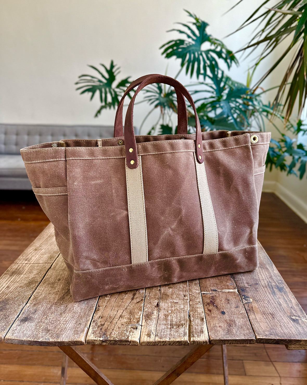 【The Barnnet】Canvas Gardening Tote Bag 61tRJLQNEPL._UF350,350_QL50_.jpg
