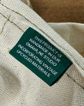 Market Tote in Organic Canvas & Upcycled Awning - SALE
