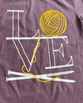 Love Knitting Garment Dyed T-Shirt