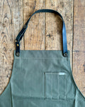 Chef & Cooking Apron w/ Removable Leather Strap - SALE