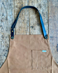 Chef & Cooking Apron w/ Removable Leather Strap - SALE
