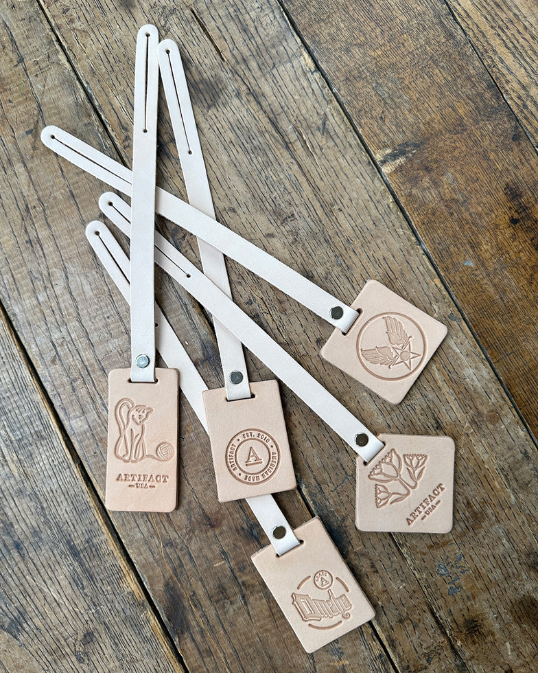 Leather Car / Tote Diffuser Tag