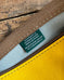 Zip Pouch in Upcycled Vintage Awning Canvas - Yellow