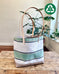 Upcycled Awning Tote -  Pistachio