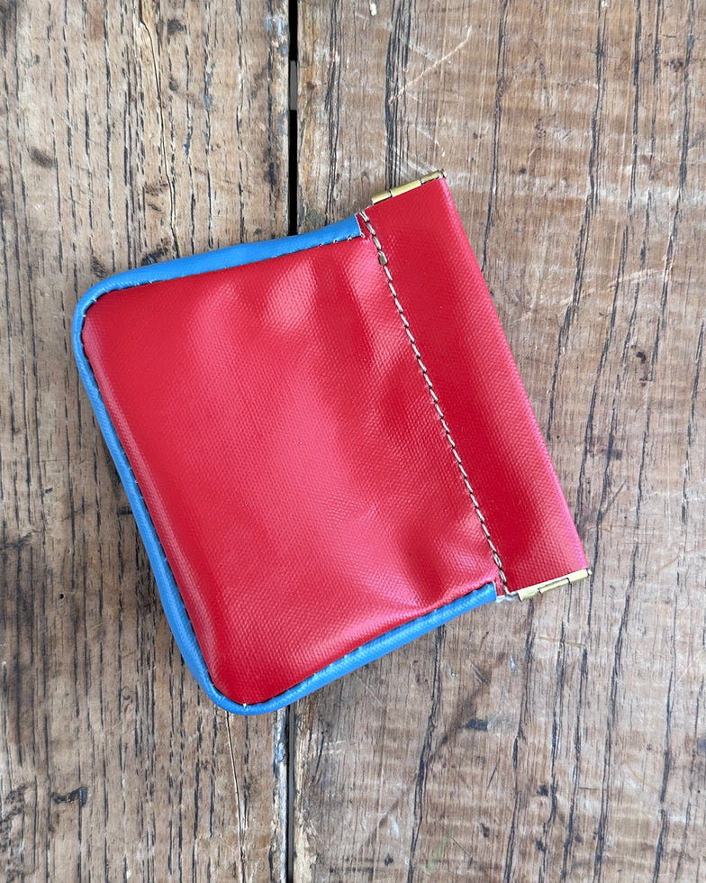 Squeeze Pouch in Up-Cycled Awning
