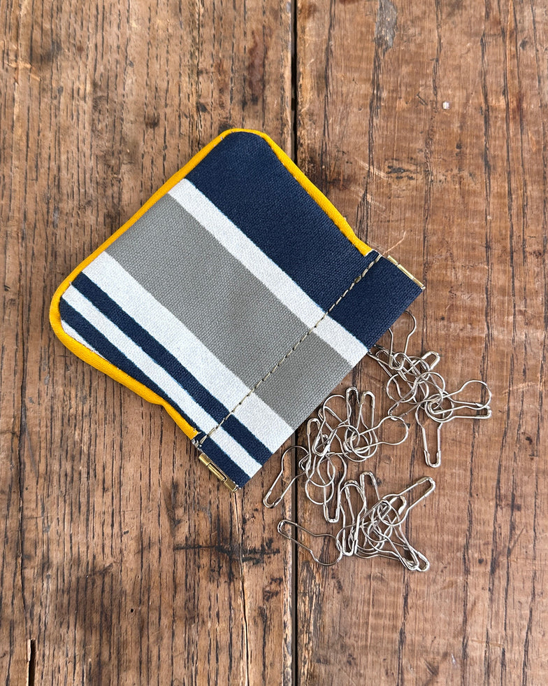 Stitch Counters w/ Up-Cycled Awning Squeeze Pouch