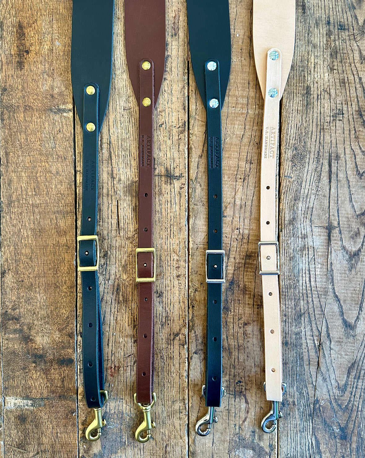 Removable Shoulder Strap in Full Grain Leather | ARTIFACT - Made