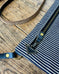 Small Crossbody Bag in Hickory Stripe