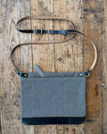 Small Crossbody Bag in Hickory Stripe