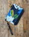 Zippered Pouch & Wristlet in Midnight Bloom
