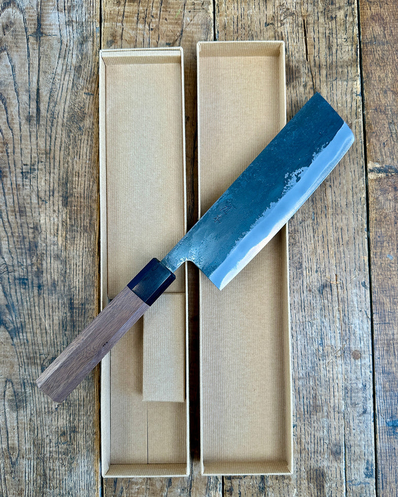 Japanese Made Carbon Steel Nakiri - 165mm