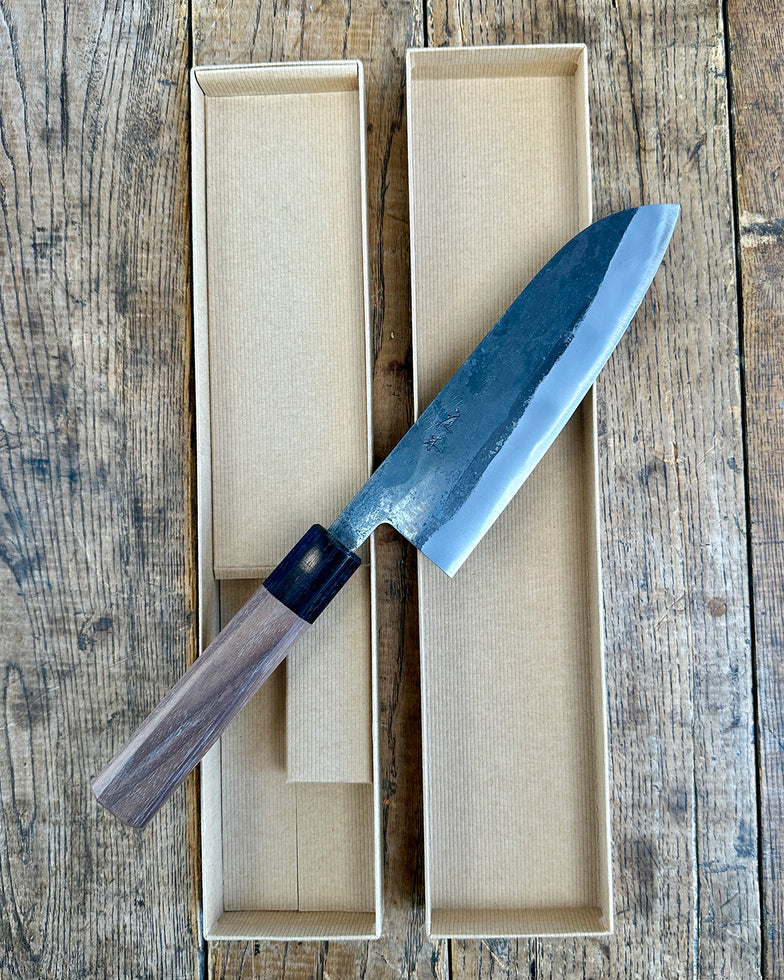Japanese Made Carbon Steel Santoku - 165mm