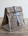 Lunch Tote in Waxed Canvas - SALE