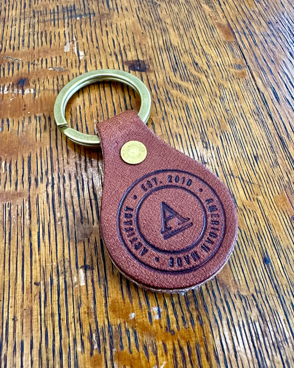Leather Key Fob ARTIFACT Handmade in Omaha, NE