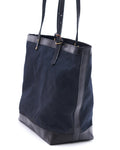 ARTIFACT black Wax Canvas Zipper Tote - side