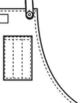 Leather Apron Pocket (Apron Sold Separately)