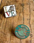 Hard Enamel Knitting Pins