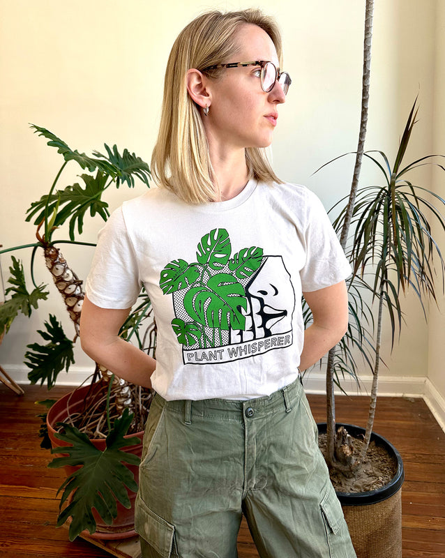 YourTops Crazy Plant Lady Shirt Women Gardening Graphic T-Shirt