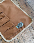 Slate Wax w/ Camel Twill Interior. 