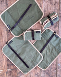 Watch Roll in Up-Cycled Army Shelter Half