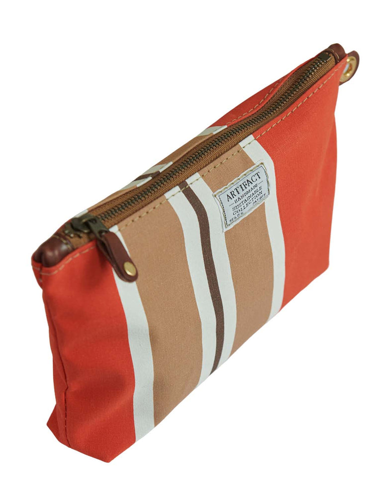 Orange Stripe Vintage (NOS) Awning Material